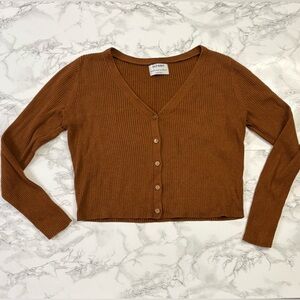 Old Navy Women's Brown Cardigan Sweater